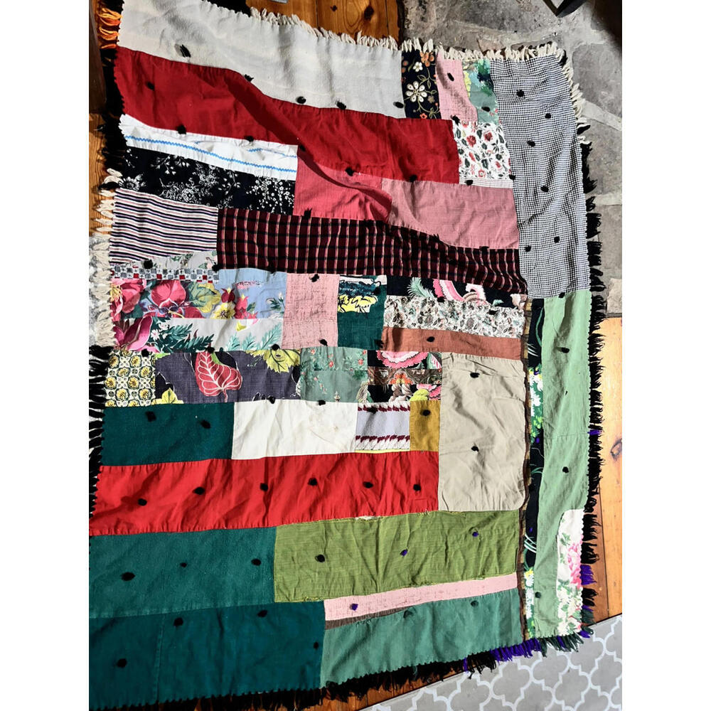 Vintage Handmade Patchwork Quilt